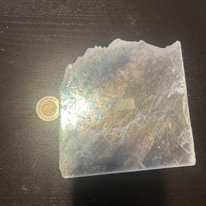 Lg Angel Aura Coated Selenite Slab
