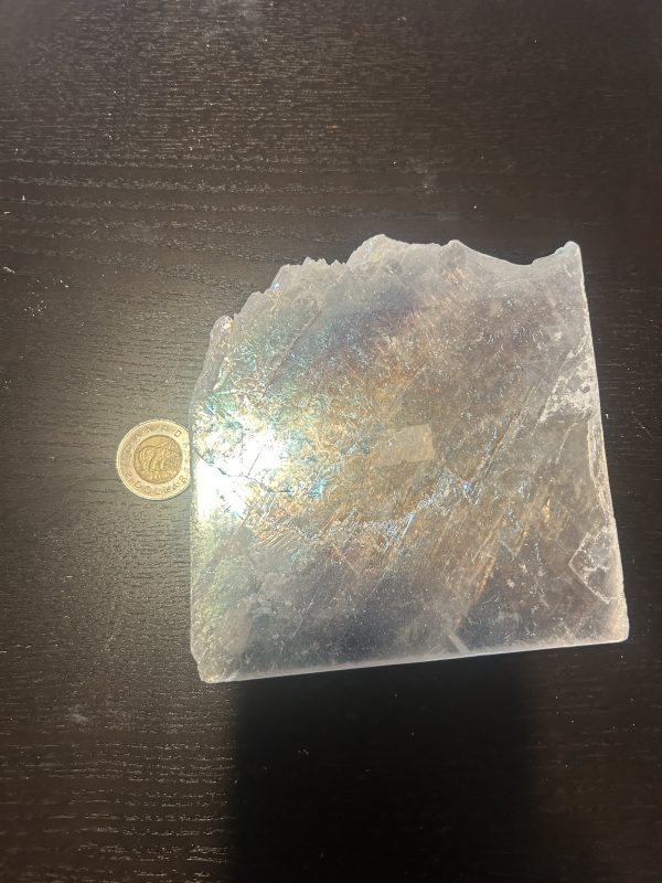 Lg Angel Aura Coated Selenite Slab