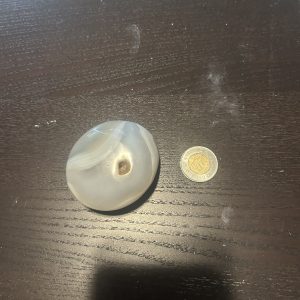 Flower Agate Palm Stone