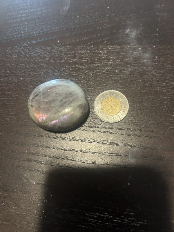 Sm Purple Labradorite Palm Stone
