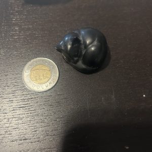 Obsidian Sleeping Cats