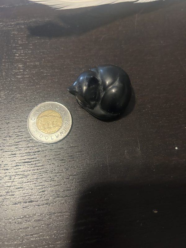 Obsidian Sleeping Cats
