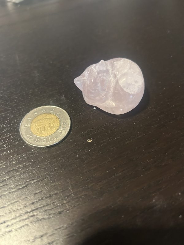 Rose Quartz Sleeping Cats