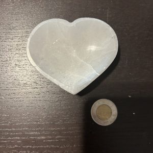Selenite Heart Shaped Bowl