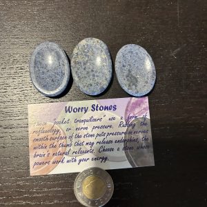 Dumortierite Worry Stone