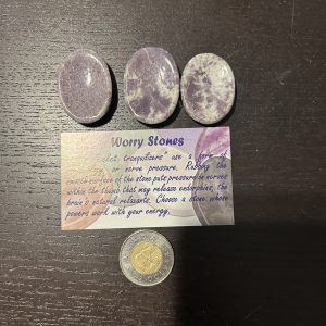 Lepidolite Worry Stone