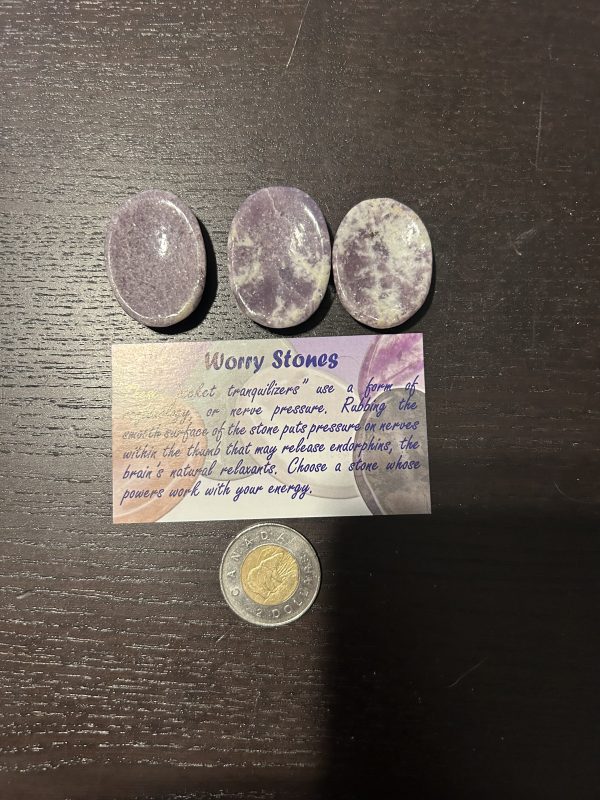 Lepidolite Worry Stone