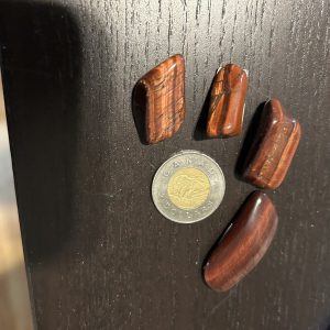 Red Tigers Eye(Bull's Eye) Tumble Stone