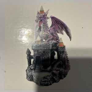 Dragon/Castle Triple Back Flow Incense Burner