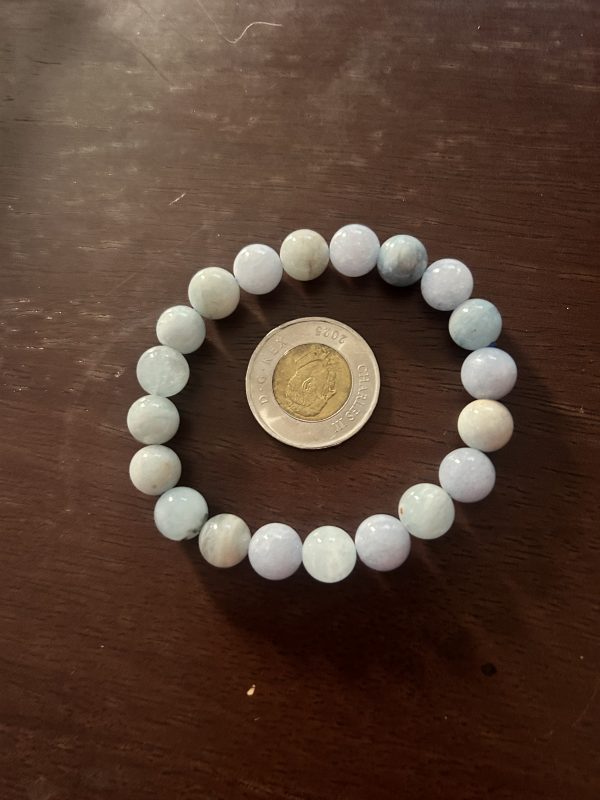 Aquamarine 10mm Bracelet