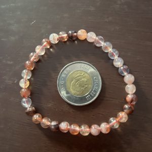 Ferruginous Quartz/Fire Quartz 6mm Bracelet