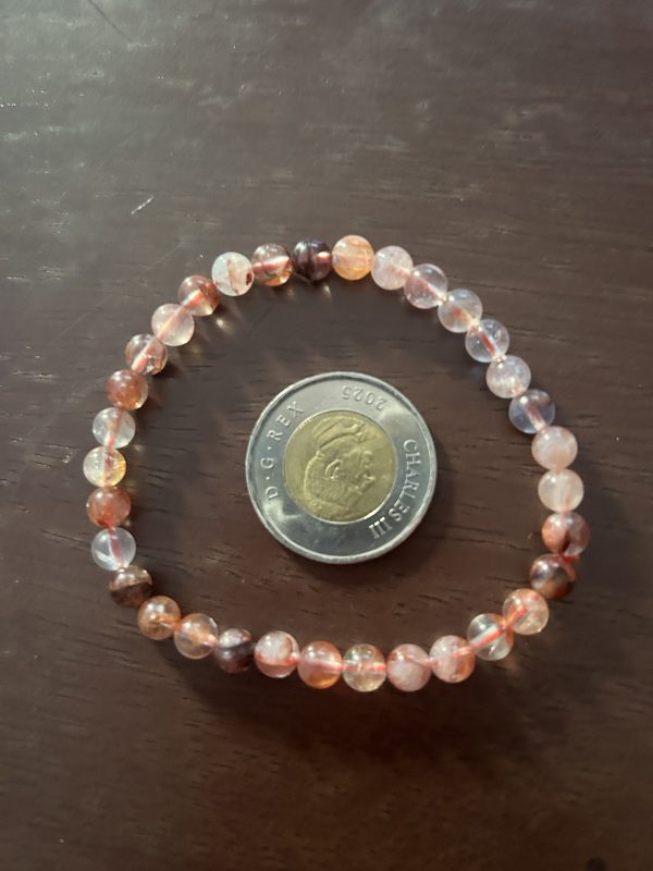 Ferruginous Quartz/Fire Quartz 6mm Bracelet