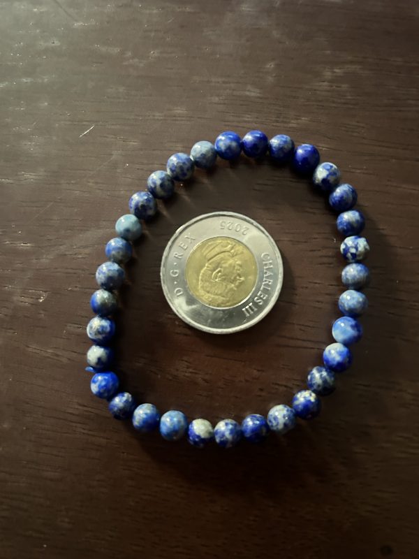 Lapis Lazuli 6mm Bracelet - Image 2