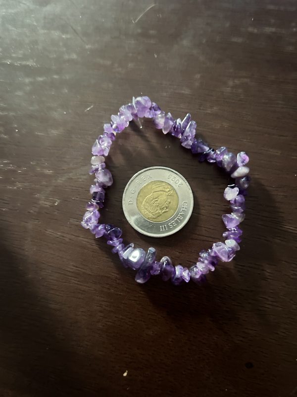 Amethyst Chip Bracelet