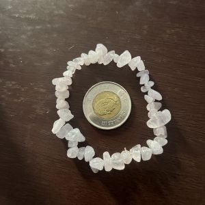 Rose Quartz Chip Bracelet