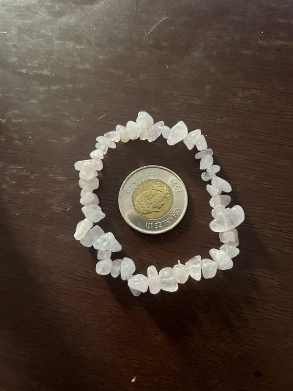 Rose Quartz Chip Bracelet